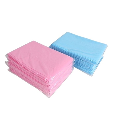 Hospital Disposable Bed Sheet 0.8mx2.1m Water Resistant Sms Non Woven Fabric