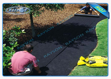 Black Weedout Landscape Fabric Spunbond Non Woven With 10 Year Guarantee