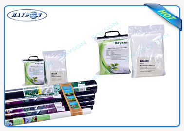 Roll Packed / Piece Packed Agriculture Non Woven Cover Eco Friendly 2% Or 3% UV Protection Black / White