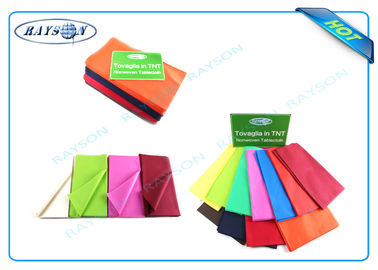 Customized Colors and Printing Patterns Disposable Tablecloths Made from PP Non Woven