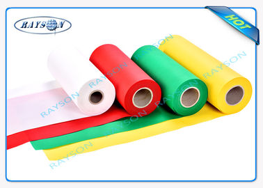 Recycling Colorful PP Spunbond Non Woven Fabric Rolls Waterproofing Material
