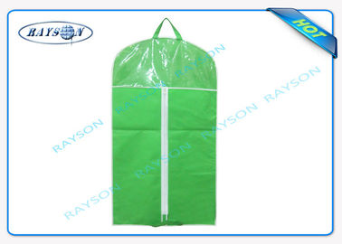 Dustproof Non Woven Fabric Bags For Suit Cover With Zipper