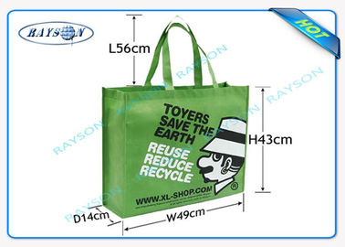 Mult - Color PP Non Woven Fabric For Shopping Bag Environmental Friendly