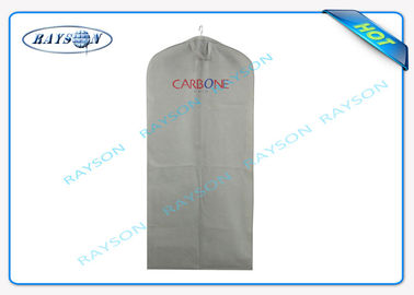 Customized Mens Non Woven Fabric Bags With Good Zipper And PVC Window
