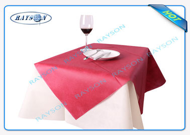 Wear Resistant Pp Spunbond Non Woven Tablecloth Customized Size