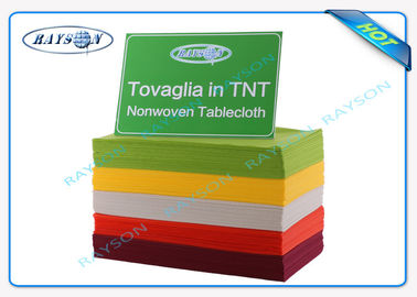 100*100CM Pantone Color PPSB Non Woven Sheet / Pre Cut Table Cover