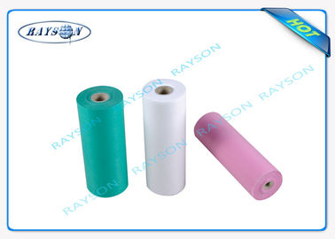 Blue SMS Non Woven Medical Fabric For Surgical Gowns / Operating Towel