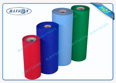 Red Yellow PP Spunbond Non Woven Polypropylene Fabric With 6 Production Lines