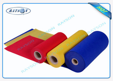 Home Use PP Spunbond Non Woven Fabric Roll 40gr With Different Colors