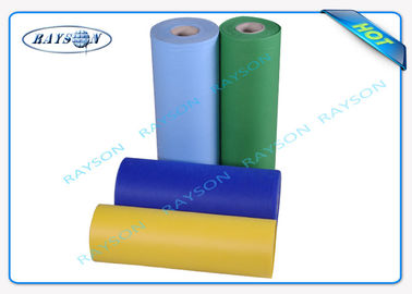 Hard Soft  Black White Blue Polypropylene Non - woven Fabric / Spunbond Fabric