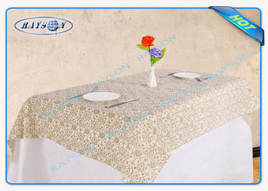 Waterproof Disposable Polypropylene Non Woven Tablecloth with Different Printing Pattern