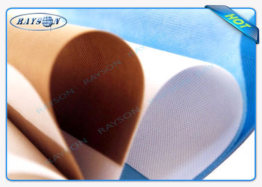 Breathable Antibacterial Blue Color SMS Non Woven Fabric For Face Mask / Hospital Products