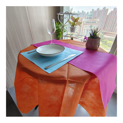 Oilproof Small Roll Nonwoven Tablecloth And Table Covers For One Time Use
