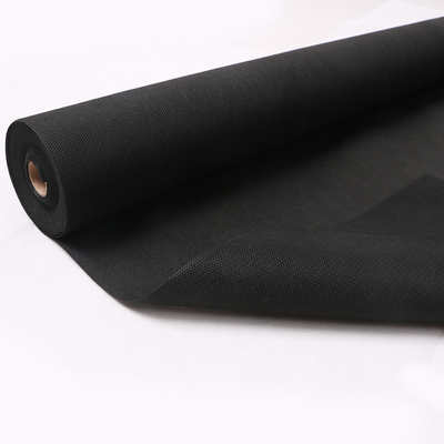Heavy Duty Geotextile Hydrophilic Garden Weed Control Fabric Non Woven 100gr Black