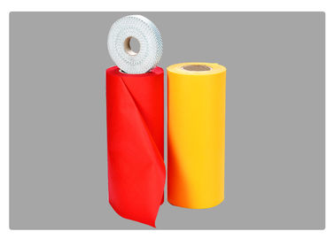 Red / beige / blue big roll PP non woven cloth spunbonded for packing material