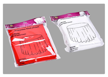 Red Green Orange Spunbond Non Woven Tnt Tablecloth With OEKOTEX Certificate