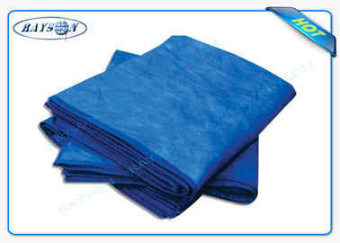 Convenient Disposable Bed Sheet Nonwoven Bright Color Low Thickness 80cm 190cm