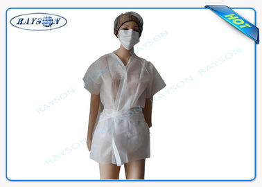 White and Blue PP Non Woven Medical Non Woven Fabric Laminated PE Film for Hospital Products