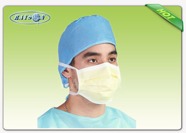 White and Blue PP Non Woven Medical Non Woven Fabric Laminated PE Film for Hospital Products