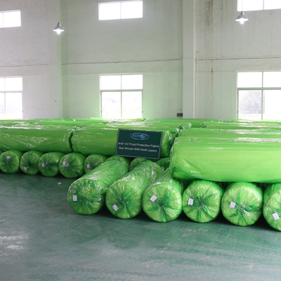Dyed Pattern Agriculture Non Woven Cover Virgin Spnbond Macro Tunel Width 6.4m