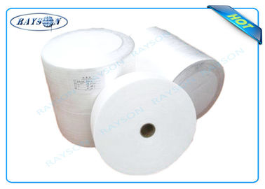White Color Hydrophilic PP Spunbond Nonwoven Fabric for Hygiene / Diaper Products