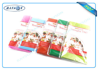 Multi Colors / Multi Gram / 30-80 Gram Spunbond PP Non Woven Tablecloth / Table Cover