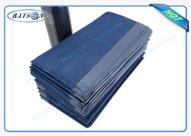 Water Proof PE Coated Disposable Bed Sheet Size 80CM x 210CM For Massage