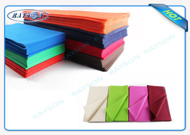 Disposable Cutting Piece 45 Gr / 50gr Non Woven Kitchen Tablecloth Raw Material Colorful Cover