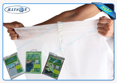 Extra Width Weed Block Non Woven Landscape Fabric Packing With Bag / White / Black Color With UV Protection