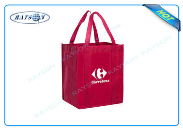 90Gsm 100Gsm Non Woven Fabric Bags With Reinforced Handles