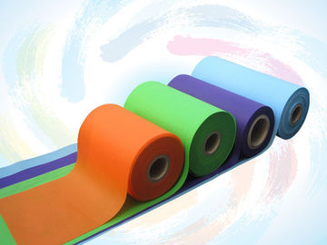 100% Polypropylene Spunbond Nonwoven Fabric , Embossed Colorful PP Non Woven