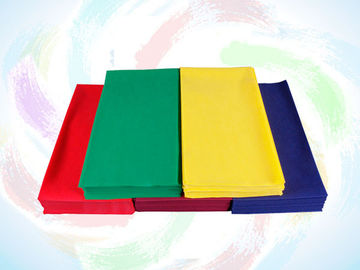 Disposable Dining Table Protective PP Non Woven Polypropylene Fabric Multi Color