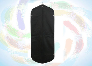 Durable Non Woven Fabric Bags / Garment Bags For Man , Grey Or Black