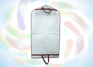 Custom Multi Color Folding Non Woven Suit Cover with Handle , PortableNon Woven Fabric Bags