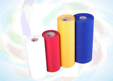 Colorful PP Spunbond Non woven Disposable Bed Sheet 40 GSM Environmental friendly