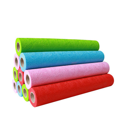 OEM Wrapping Flower Material Embossed Non Woven Fabric In Different Colors