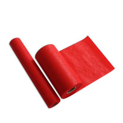 OEM Wrapping Flower Material Embossed Non Woven Fabric In Different Colors
