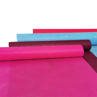 Plain / Embossed Spunbond PP Nonwoven Fabric For Flower Wrapping Material
