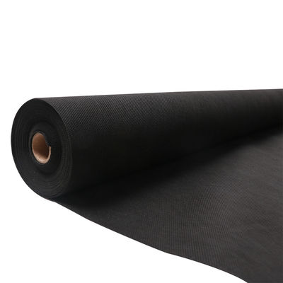 3% UV Black Spunbond Non Woven Landscape Weed Control Fabric For Garden