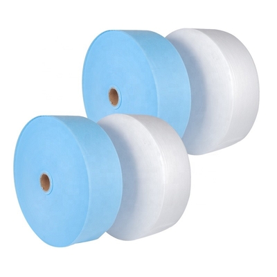 Blue Color Hydrophobic SMMS Non Woven Fabric For Hospital Medical Gown