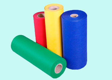 Recycling Colorful PP Spunbond Non Woven Fabric Rolls Waterproofing Materials