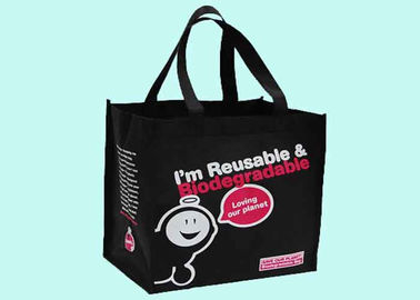 Reusable Spunbond Printed PP Non Woven Bag For Exhibition , Environmental friendly