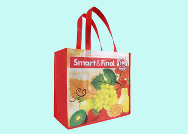 Supermarket Recyclable Non Woven Fabric Bags Customized Shopping Bags with Handle