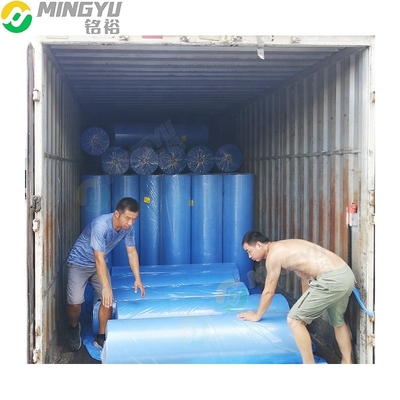 Blue And Green Antistatic SMS Disposable Bed Sheet For Medical 240 Meter