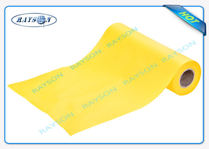 60g Blue And White Spun bond Polypropylene Non Woven Fabric Flat Water Smooth Surface Repellent