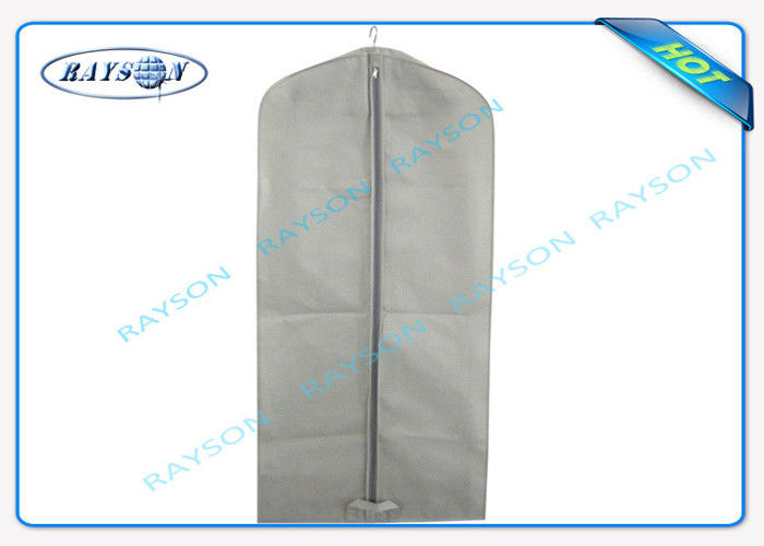 Durable 60gsm - 120gsm Non Woven Fabric Bags  Suit Cover for Suit Dustproof