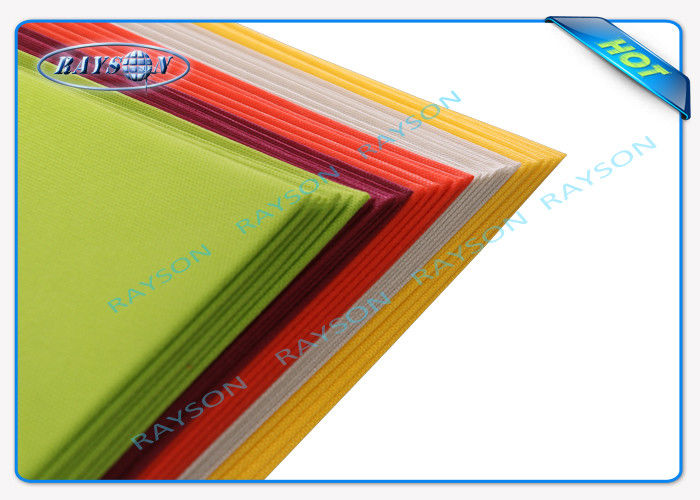 Colorful Disposable PP Non Woven Tablecloth for Restaurant , Home Use or Retail Sale