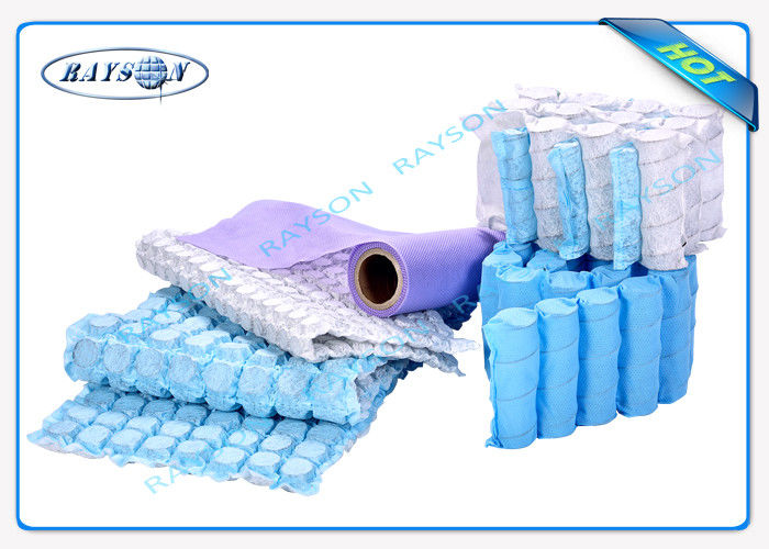 9G-120 Gram Multi Color 47cm Width PP Spunbond Non Woven Fabric For Box Spring Cover