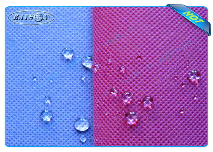 Breathable Antibacterial Blue Color SMS Non Woven Fabric For Face Mask / Hospital Products
