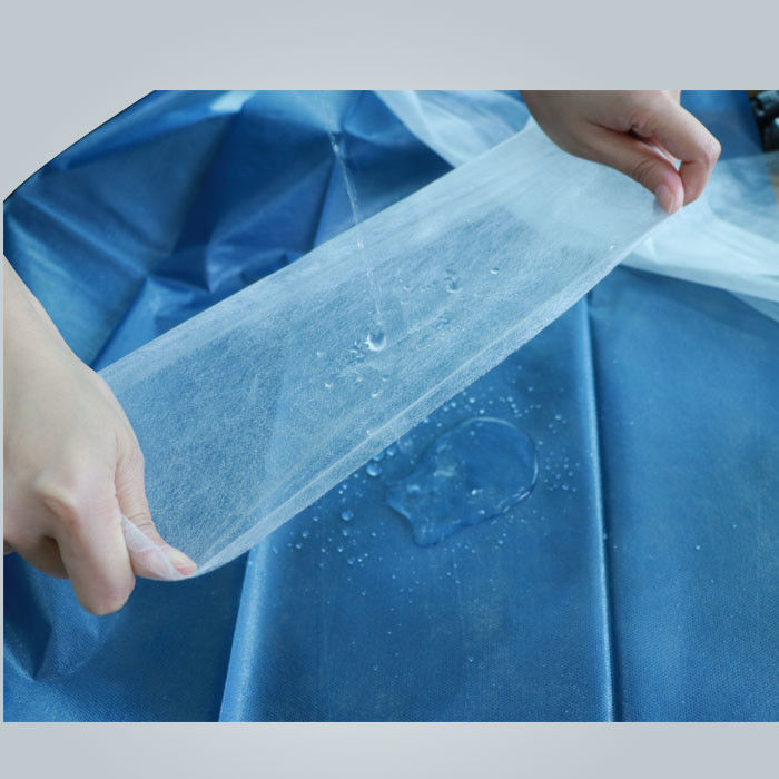 Hydrophilic PP Spunbond Non Woven Polypropylene Fabric Roll In Medical Bed Sheet , Good Strength